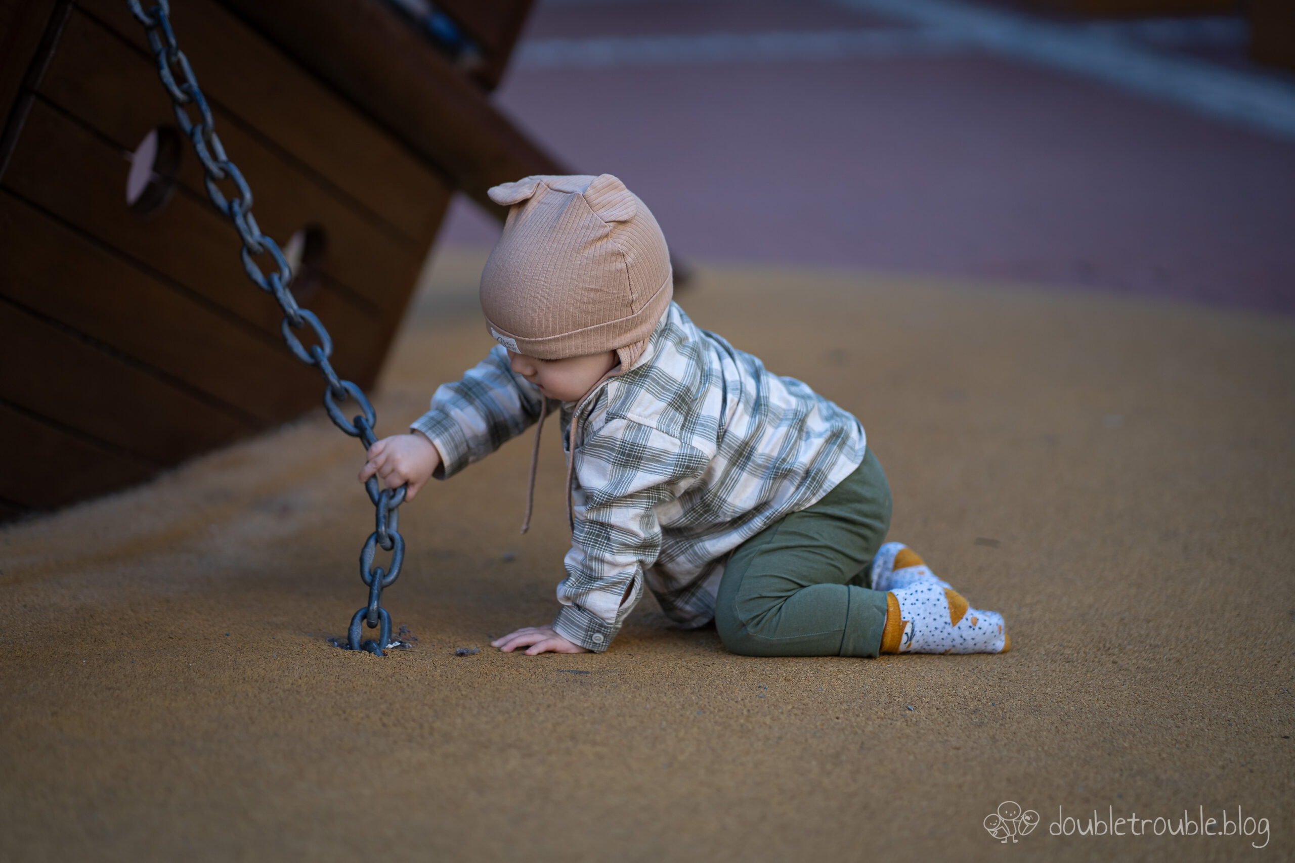 Wir waren am Spielplatz in Portugal