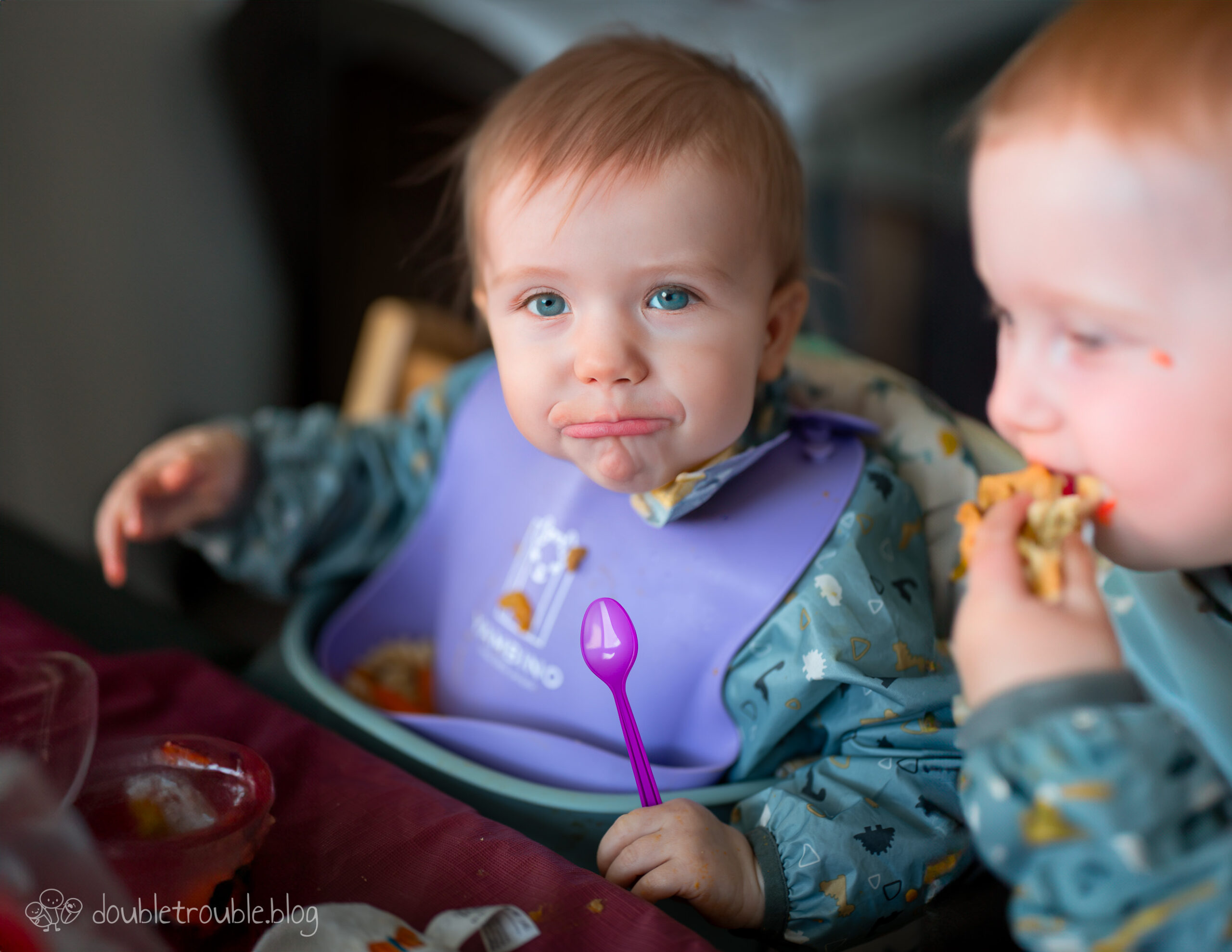 Unsere Kinder essen mit Löffel!