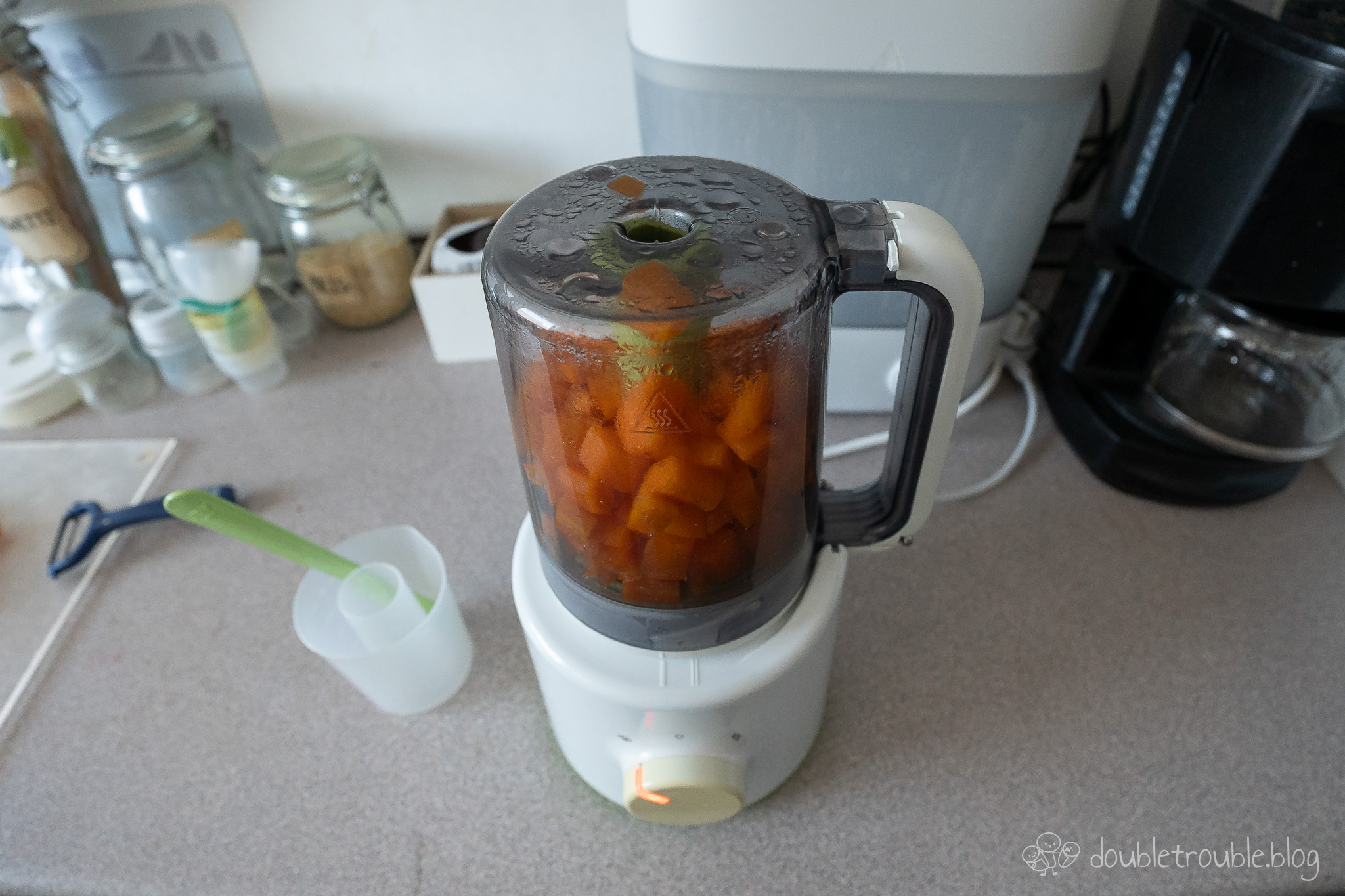 Combinado 2 em 1 p/comida bebé saudáve